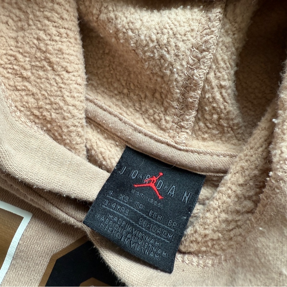 NIKE Air Jordan Kids Hoodie & Jogger Set Multicolor Fleece Pullover Size 4 Cozy - Picture 5 of 9